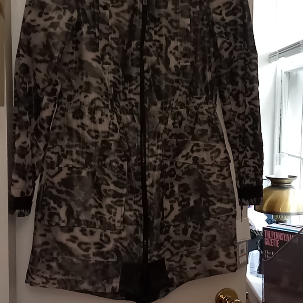 Calvin Klein S Water proof black/light gray jkt
